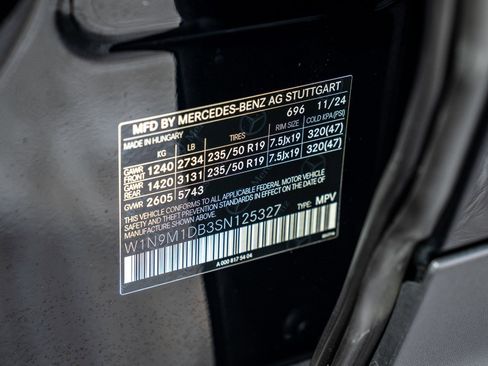 Certified 2025 Mercedes-Benz EQB 350 4MATIC SUV image 11