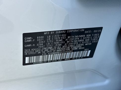 New 2025 Subaru Ascent Bronze Edition image 35