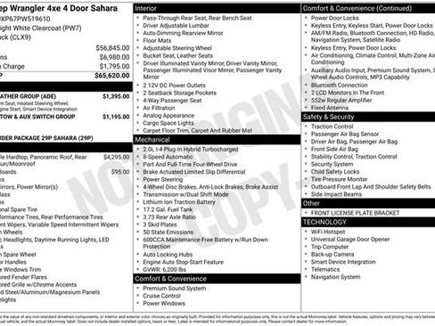 Used 2023 Jeep Wrangler Unlimited Sahara w/ Cold Weather Group AWD/4WD image 58