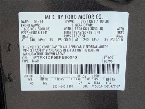 Used 2014 Ford F150 XLT w/ XLT Chrome Package image 20