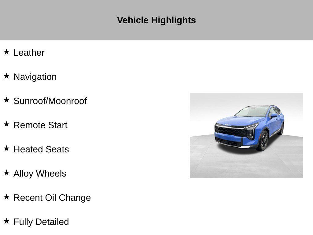 Certified 2026 Kia Sportage EX w/ EX Panorama Roof Package FWD image 10