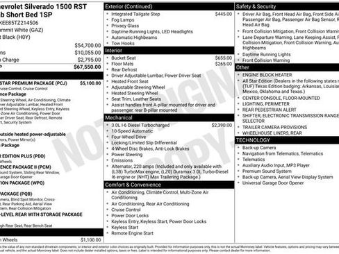 New 2026 Chevrolet Silverado 1500 RST w/ RST All Star Premium Package AWD/4WD image 5