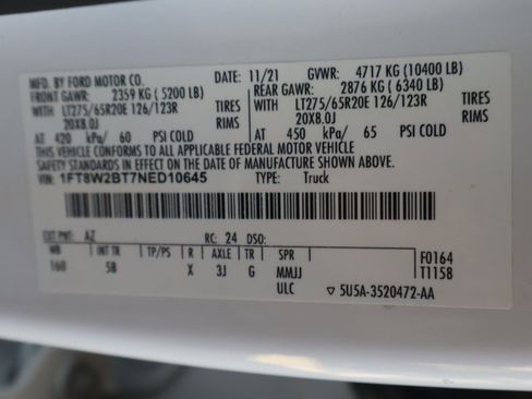 Used 2022 Ford F250 Lariat w/ Black Appearance Package image 61