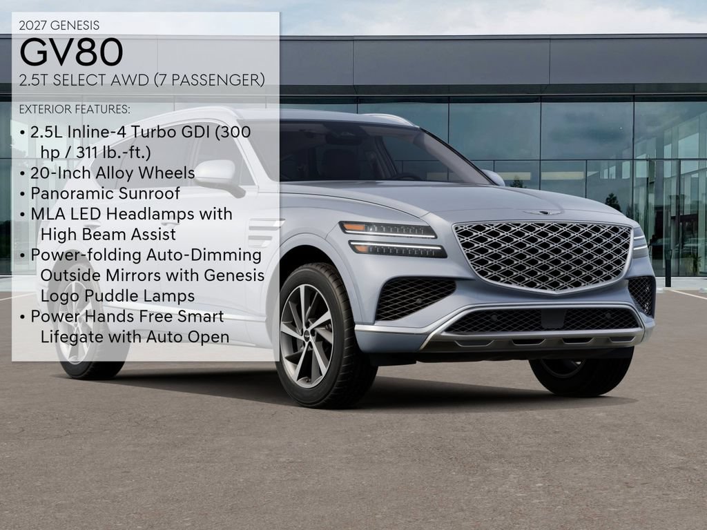 New 2027 Genesis GV80 2.5T Select AWD/4WD image 3