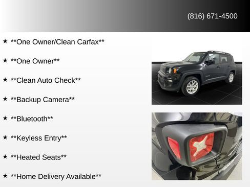 Used 2019 Jeep Renegade Latitude w/ Cold Weather Group image 88