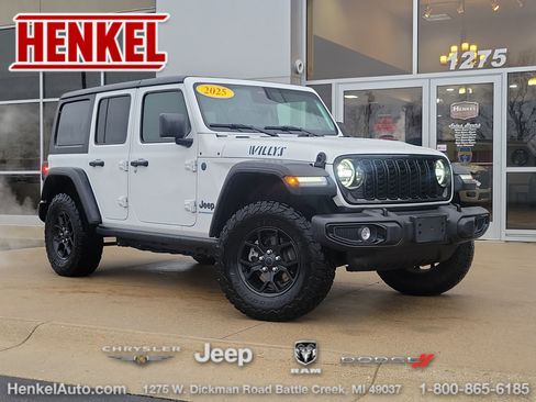 Used 2025 Jeep Wrangler Unlimited Sport S 4xe AWD/4WD image 1