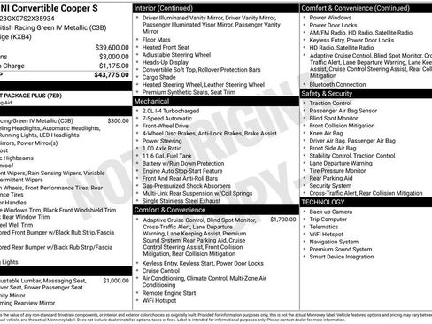 Certified 2025 MINI Cooper S FWD image 35