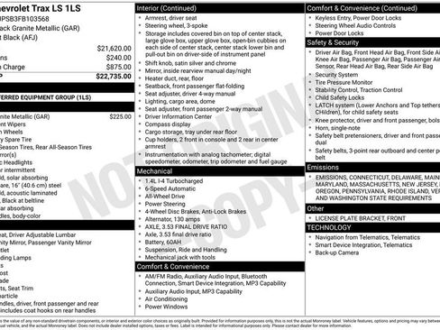 Used 2015 Chevrolet Trax LS image 35