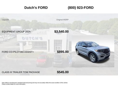 Used 2021 Ford Explorer XLT w/ Equipment Group 202A AWD/4WD image 6
