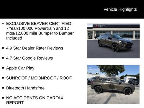 Used 2024 Chevrolet Trax ACTIV w/ Sunroof Package FWD image 5