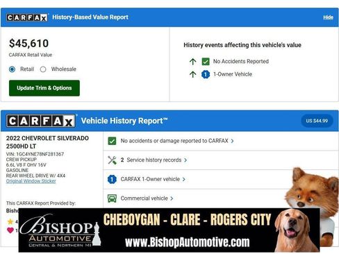 Used 2022 Chevrolet Silverado 2500 LT image 7