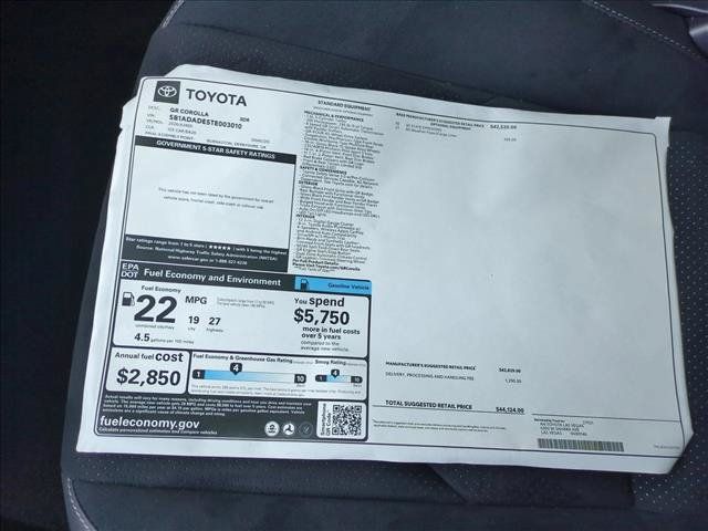 New 2026 Toyota Corolla GR AWD/4WD image 17
