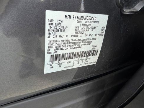 Used 2022 Ford Explorer XLT RWD image 31