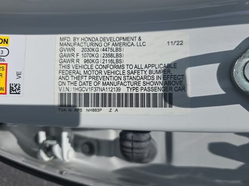 Used 2022 Honda Accord Sport image 33