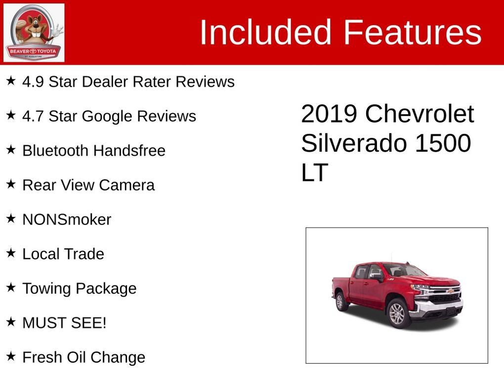 Used 2019 Chevrolet Silverado 1500 LT w/ All-Star Edition AWD/4WD image 4