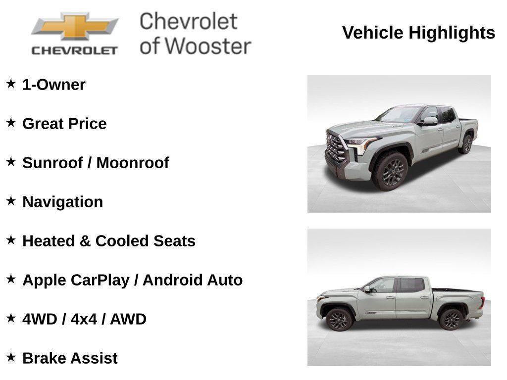 Used 2025 Toyota Tundra Platinum AWD/4WD image 2