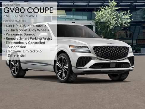 New 2026 Genesis GV80 3.5T e-SC AWD/4WD image 3