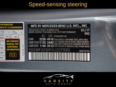 Used 2017 Mercedes-Benz C 43 AMG 4MATIC Sedan w/ Premium 3 Package image 40