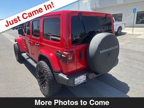 Used 2021 Jeep Wrangler Unlimited Sahara w/ LED Lighting Group AWD/4WD image 3