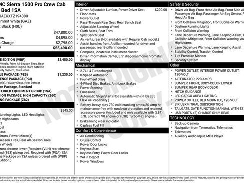 New 2026 GMC Sierra 1500 Pro w/ Graphite Edition AWD/4WD image 33