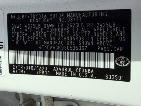 Certified 2025 Toyota Camry LE image 31