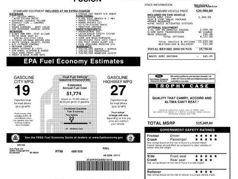 Used 2010 Ford Fusion SE FWD image 1