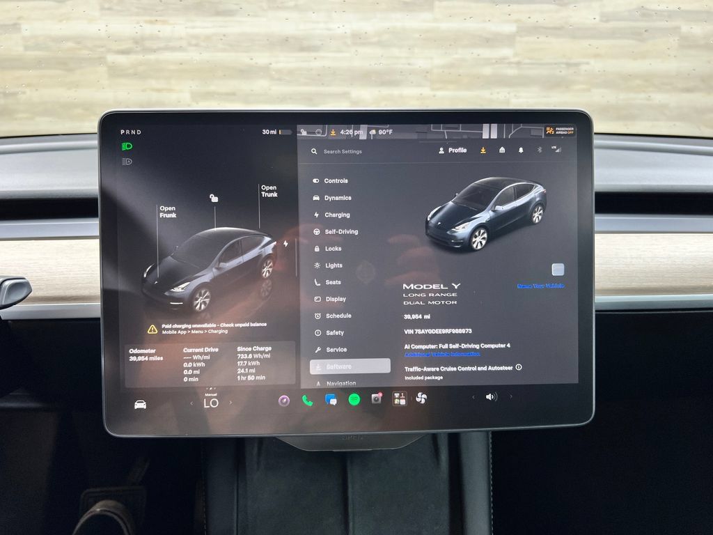 Used 2024 Tesla Model Y Long Range AWD/4WD image 4