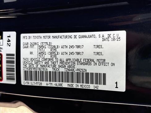 Certified 2025 Toyota Tacoma SR5 RWD image 27
