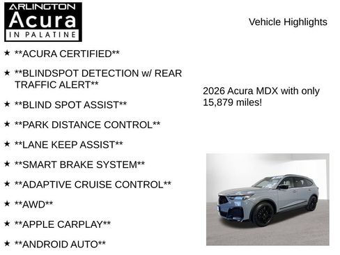 Certified 2026 Acura MDX A-Spec AWD/4WD image 7