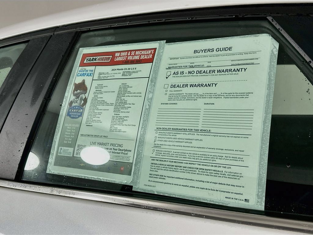 Certified 2024 MAZDA CX-30 AWD 2.5 S image 12