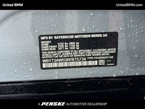 Used 2024 BMW i4 eDrive40 w/ M Sport Package RWD image 15
