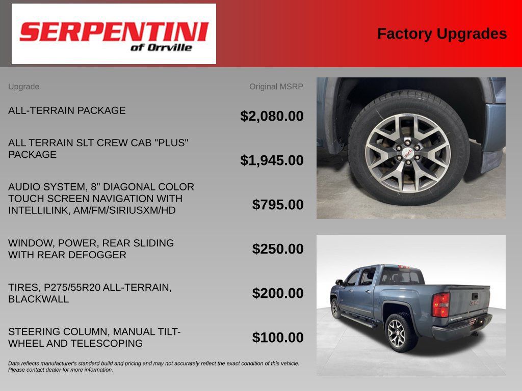 Used 2014 GMC Sierra 1500 SLT w/ All-Terrain Package AWD/4WD image 6