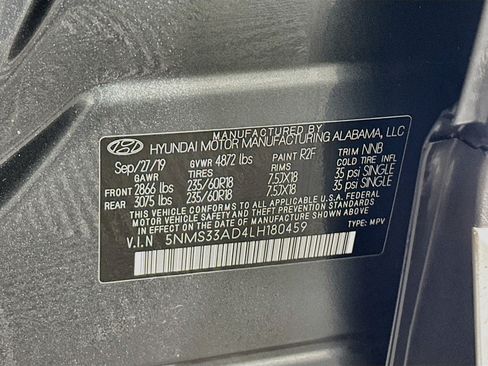 Used 2020 Hyundai Santa Fe SEL w/ Convenience + Premium Package FWD image 12