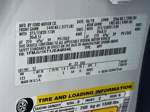 Used 2018 Ford Expedition Limited w/ Equipment Group 301A RWD image 37