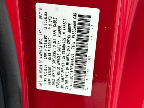 Used 2015 Honda Accord EX image 32