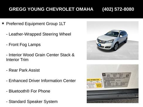 Used 2017 Chevrolet Traverse LT w/ Style and Technology Package AWD/4WD image 13