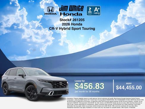 New 2026 Honda CR-V Sport Touring image 3