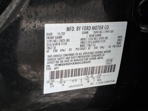 Certified 2022 Ford Explorer XLT w/ Equipment Group 202A image 24