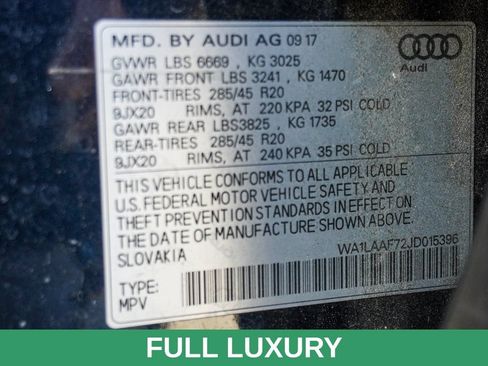 Used 2018 Audi Q7 3.0T Premium Plus w/ Premium Plus Package AWD/4WD image 59