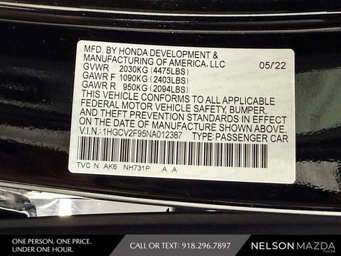 Used 2022 Honda Accord Touring image 58