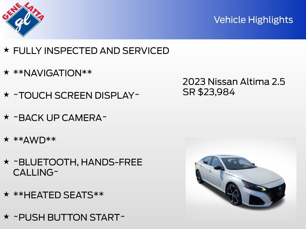 Used 2023 Nissan Altima 2.5 SR w/ SR Premium Package AWD/4WD image 33