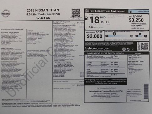 Used 2018 Nissan Titan SV w/ SV Convenience Package AWD/4WD image 55