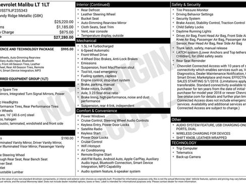 Used 2018 Chevrolet Malibu LT image 6