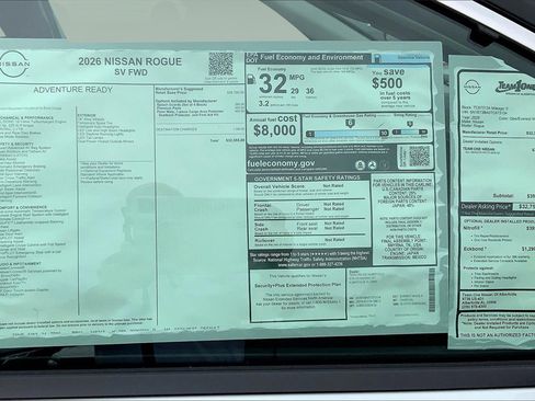 New 2026 Nissan Rogue SV image 14