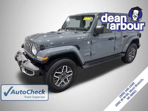 Used 2024 Jeep Wrangler Sahara w/ Technology Group image 1