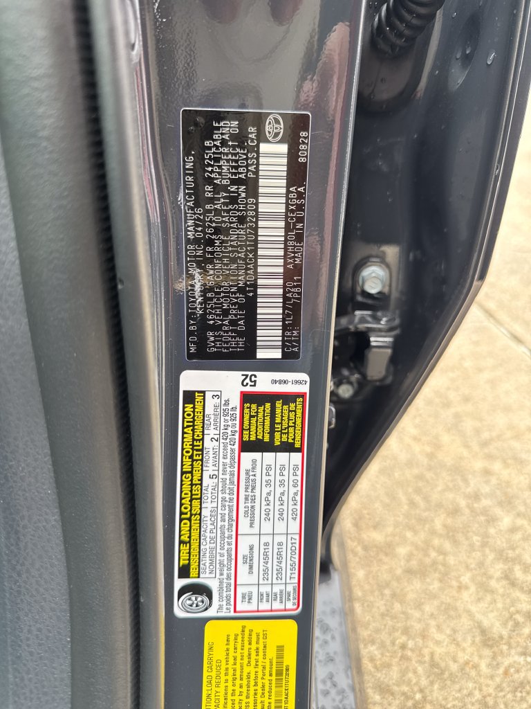 Certified 2026 Toyota Camry XLE FWD image 36