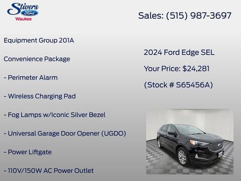 Used 2024 Ford Edge SEL w/ Convenience Package AWD/4WD image 8