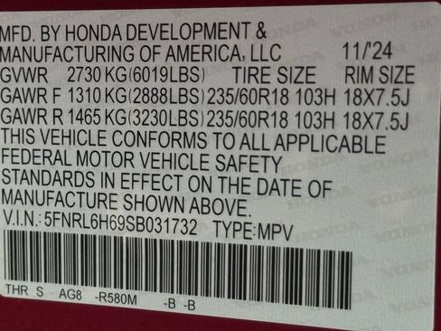 Used 2025 Honda Odyssey EX-L image 21