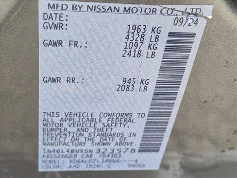 Certified 2025 Nissan Altima 2.5 S FWD image 23