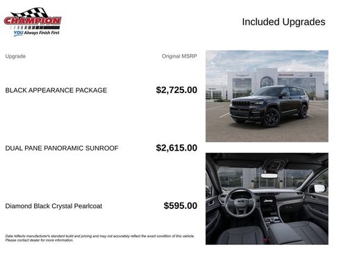 New 2025 Jeep Grand Cherokee L Limited w/ Black Appearance Package image 6